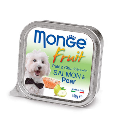 Консервы для собак Monge DOG FRUIT лосось с грушей 100 г (8009470013246) Винница - изображение 1