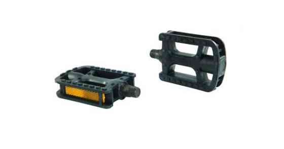 Педалі велосипедні (з катафотами, пластик, чорні, шипи) Мукачево