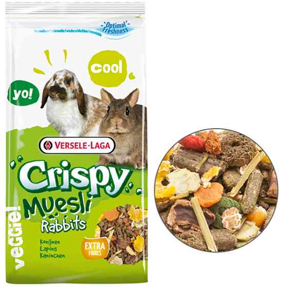 Versele-Laga Crispy Muesli Rabbits ВЕРСЕЛЕ-ЛАГА КРИСПИ МЮСЛИ КРОЛИК корм для кроликов Киев