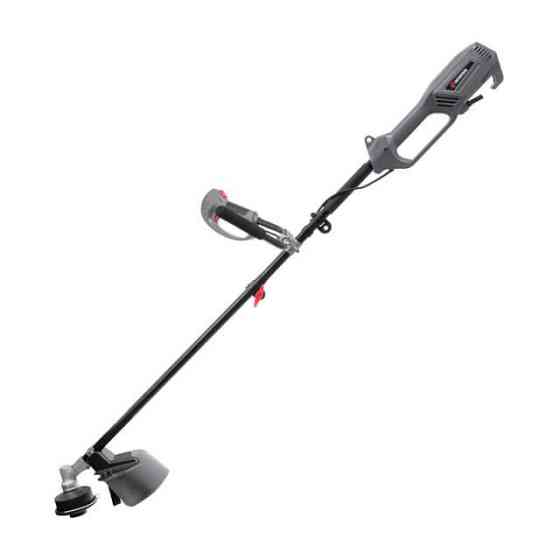 Тример електричний, 1,2 кВт, 7500 об/хв, ширина зрізання 255/380 мм, плавний пуск, котушка + 3-лопатевий ніж INTERTOOL DT-2246 Киев