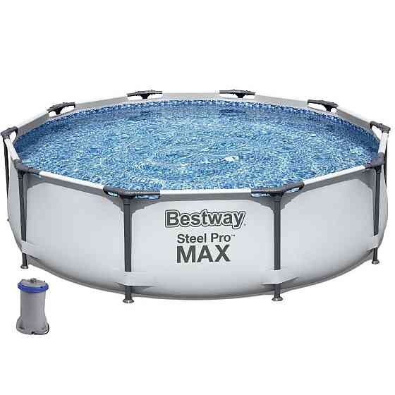 Круглый каркасный бассейн 305х76 см с фильтр-насосом Bestway 56408 Киев
