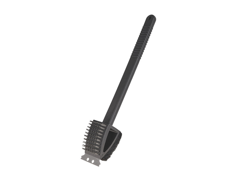Дротяна щітка зі скребком і губкою "GeKo" для чищення гриля 3в1, 41см Киев - изображение 4