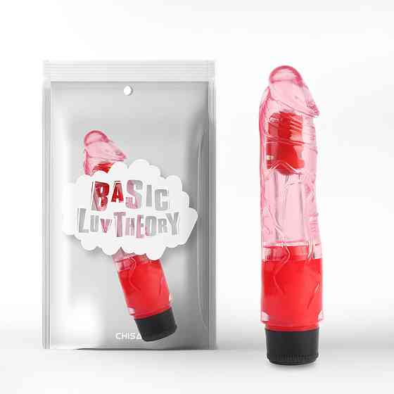 Вибратор реалистичный Chisa Basic Luv Theory Realistic Vibe, красный Sex Aura Киев