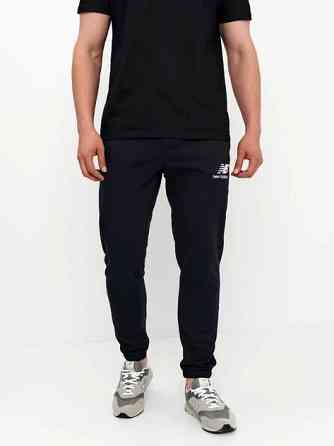 Мужские зауженные штаны под евроманжет New Balance ,ткань лакоста new Tech knit 46 Сумы