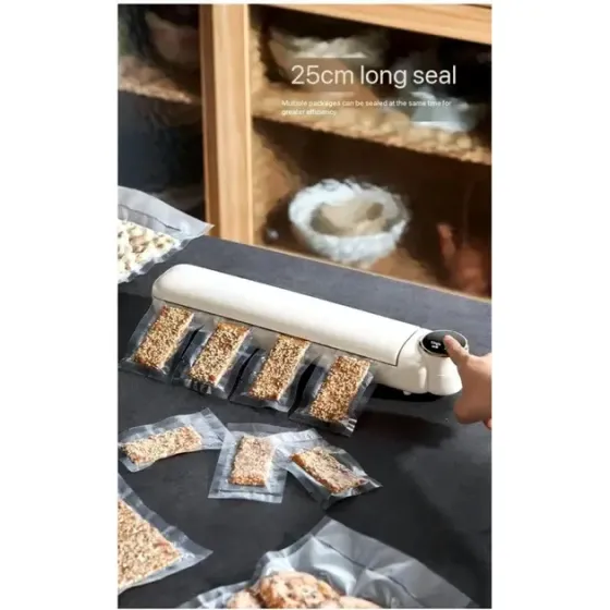 Вакуумный упаковщик пищевых продуктов Vacuum Sealer с сенсорным дисплеем + 10 пакетов Коломыя