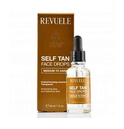 Капли для автозагара лица От среднего до темного Revuele 30 мл Киев