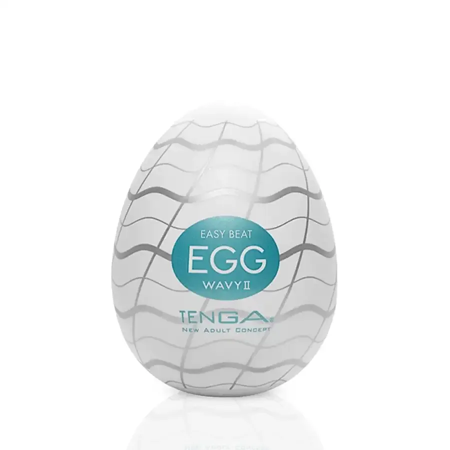 Мастурбатор-яйце Tenga Egg Wavy II з подвійним хвилястим рельєфом Львов - изображение 1