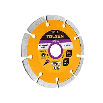 Круг отрезной Tolsen алмазный сегментный 125×22.2х7мм Basic (76713) Винница