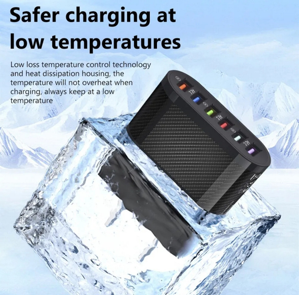 Быстрая зарядка на 6 USB порта USB Quick Charge 3,0 Киев - изображение 5