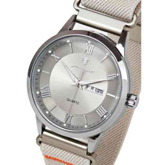 Годинник чоловічий наручний Poedagar Berlin Nylon Creamy (2 ремінці) Київ