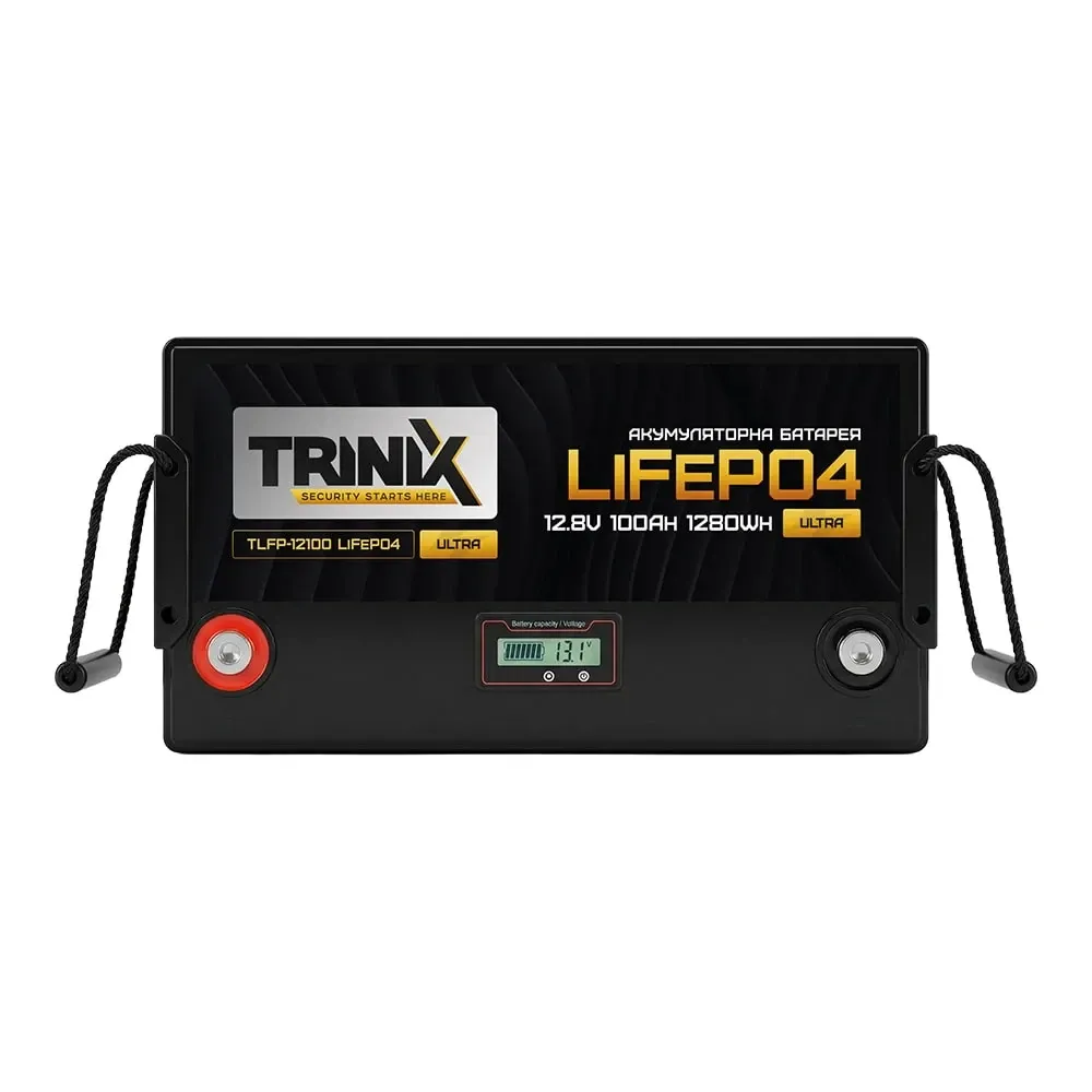 Акумуляторна батарея літій-залізо-фосфатна 12.8В 100А*год Trinix TLFP-12100 Ultra LiFePO4 з Bluetooth (Black) (44-00085) Київ - фото 13