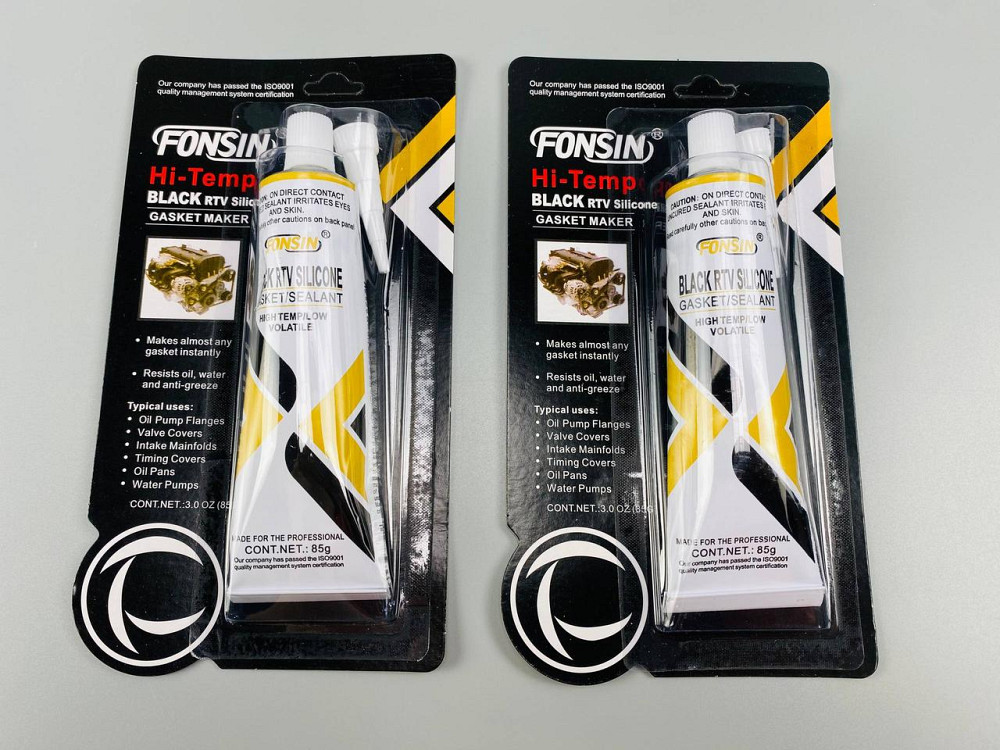 Герметик універсальний 85 г чорний (фабрика "ABRO") Мукачево - фото 1