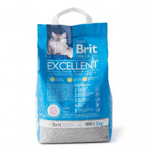 Наповнювач для котячого туалету Brit Fresh Excellent бентонітовий, 5 кг Київ - фото 3
