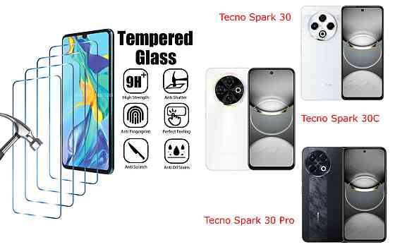 Захисне скло ArmorGlass для Tecno Spark 30 KL6, Spark 30C KL5n, Spark 30 Pro – стійке до подряпин та ударів Київ