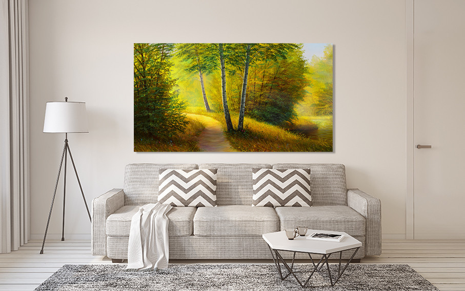 Картина холст в гостиную / спальню   Природа Ліс   MLP_355 90х180см Киев - изображение 2
