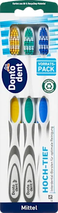 Dontodent Зубна щітка high-low medium, 3 шт. Німеччина Львів