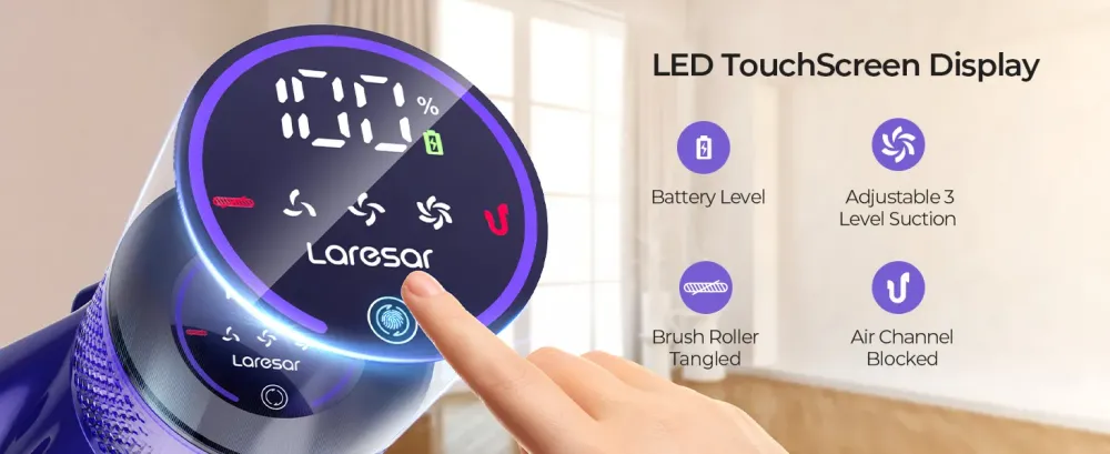 Пылесос ручка пылесос аккумуляторный беспроводной пылесос Laresar Тернополь - изображение 6