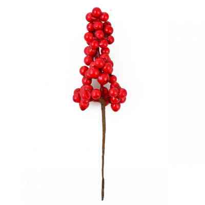 Прикраса декоративна YES! Fun Гілка з червоними ягодами, 15 см (973527) Вінниця