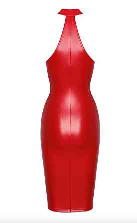 Плаття Noir Handmade F354 Red powerwetlook dress — XL Sex Aura Київ