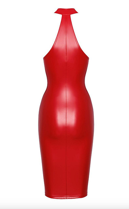 Плаття Noir Handmade F354 Red powerwetlook dress — XL Sex Aura Київ - фото 6