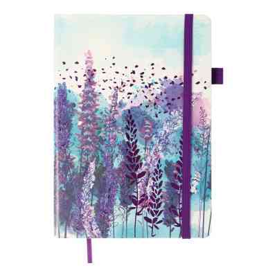 Книга записна Buromax Cherie А5 96 аркушів, без лініювання фіолетовий (BM.295005-07) Вінниця