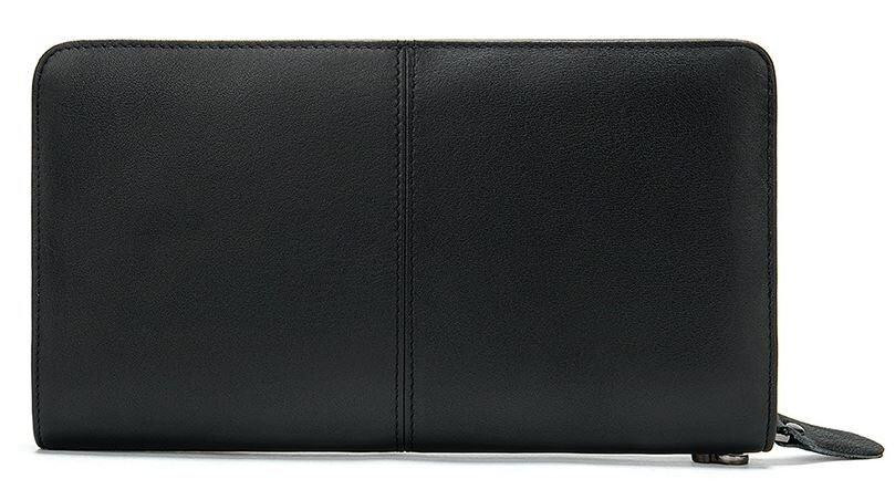 Мужской клатч-барсетка с ремешком на руку Черный (Vintage) Киев - изображение 6