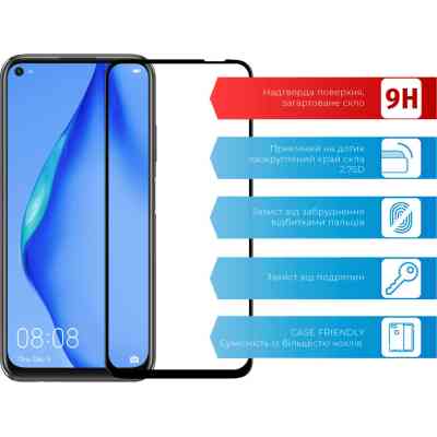 Скло захисне ACCLAB Full Glue Huawei P40 Lite (1283126508264) Вінниця