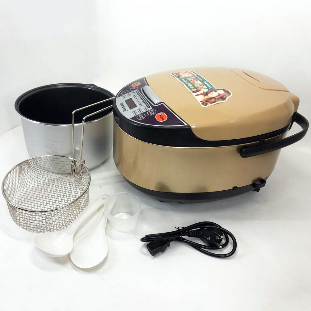 Мультиварка п'ять літрів Rainberg RB-6207 1500 Вт 6 л, Хороша бюджетна мультиварка 5 л BL-87 Львів - фото 1