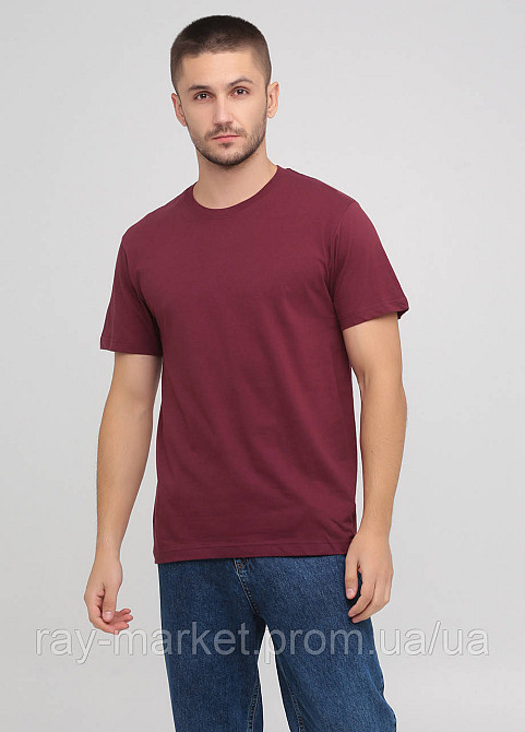 Футболка базовая Stedman Classic-T Unisex мужская бордовая бордовая (ST2000-BGR) Киев - изображение 1