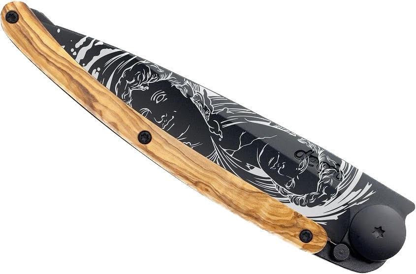 Универсальный Складной Нож с лазерной гравировкой Близнецы Deejo 