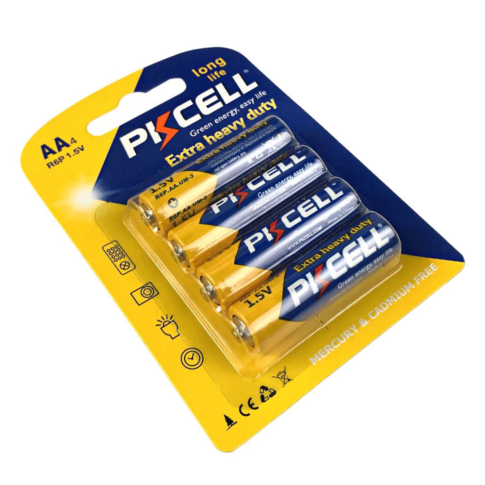 Батарейка PKCELL Extra Heavy Duty AA R6P 1.5V, 4шт//блістер Київ - фото 2