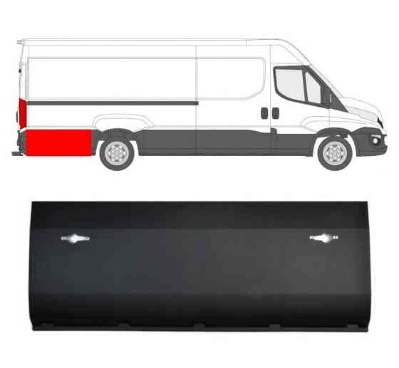 Накладка бокова задня ліва-права за аркою GP Iveco Daily E6 (5801812254) Київ