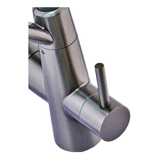 Кухонний змішувач Mixxus FUL-021 Graphite Refl.Black з нержавіючої сталі на дві води Харків