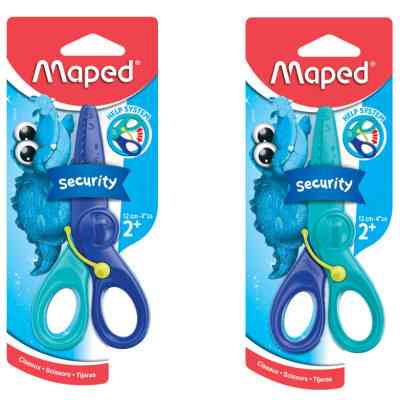 Ножницы Maped KidiPulse, 120мм, блистер, сине-голубой (MP.472110) Винница