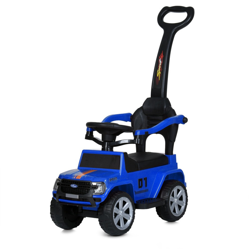 Дитяча каталка-толокар 2 в 1 M 5804EL-4 з батьківською ручкою Вінниця - фото 1