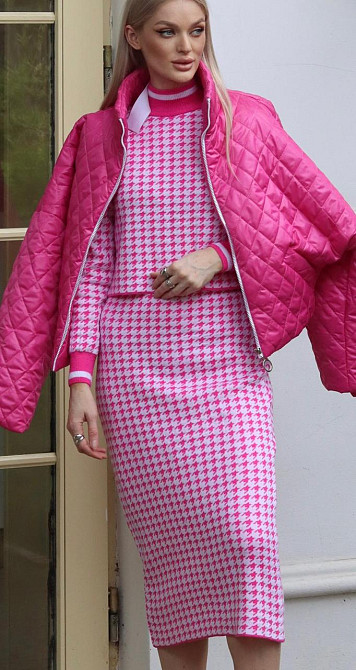 Трикотажний костюм зі спідницею (42-44) Київ - фото 4