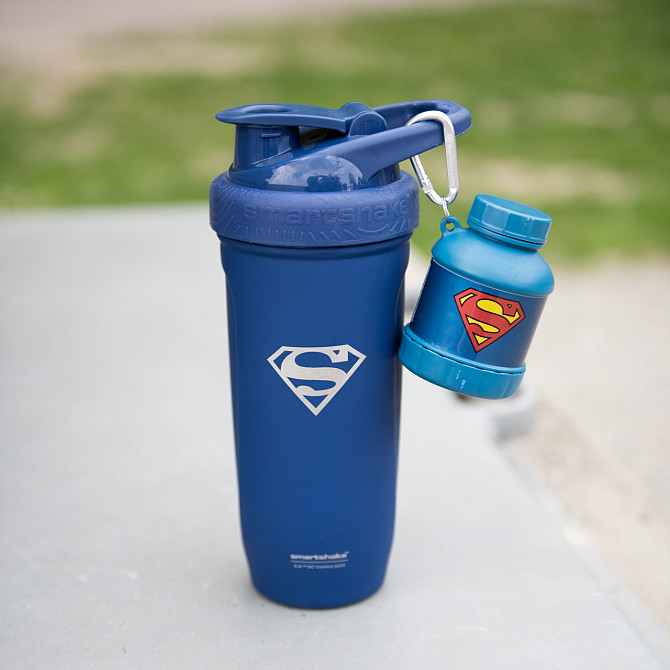 Шейкер спортивний SmartShake Reforce 900ml DC Superman Кам'янське - фото 7