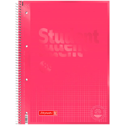 Тетрадь Brunnen Колледж-блок А4 Premium в клетку 80 листов Tulip (10-679 28 125) Винница - изображение 1