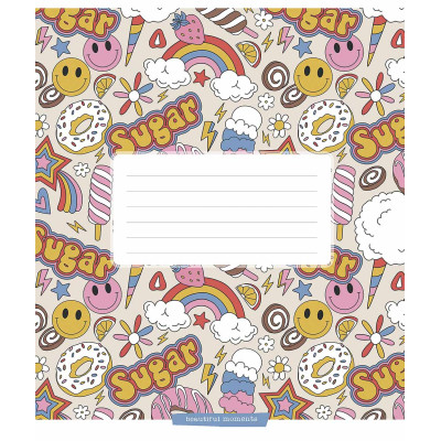 Зошит Школярик Enjoy your life 12 аркушів клітинка (012-3503K) Вінниця - фото 5