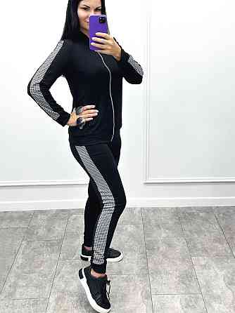 Спортивный женский костюм Leon 42-44, Черный Киев