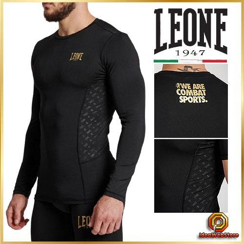 Рашгард спортивный мужской для тренировок единоборств кроссфита, Рашгард с длинным рукавом Leone DNA Black M Киев - изображение 1