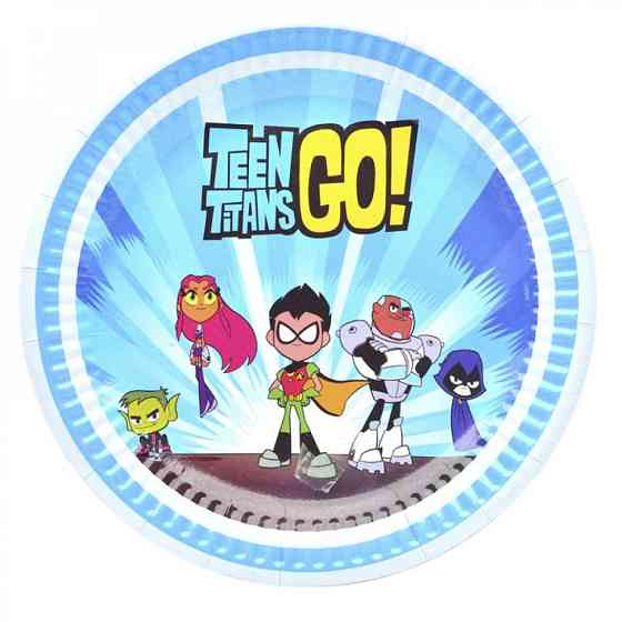 Набір паперових тарілок "Титани" 7038-0052, 10 шт. Вінниця