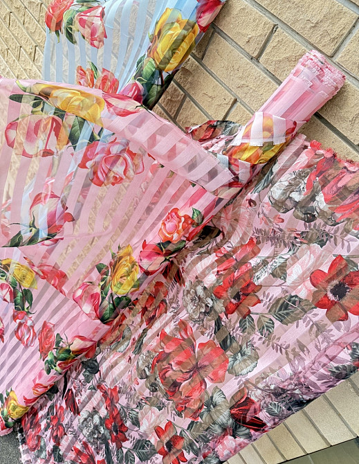 Ткань / опт / шифоновая органза - от 5 м. 65 грн/м Киев - изображение 3