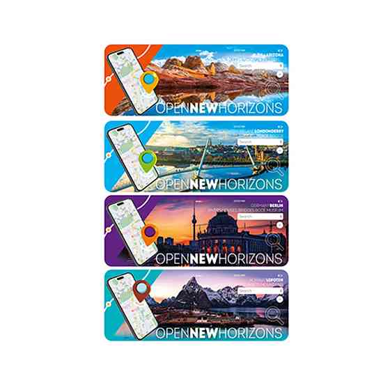 Набор ламинированных закладок для книг АП-0902, 4 шт Вид 1 Винница