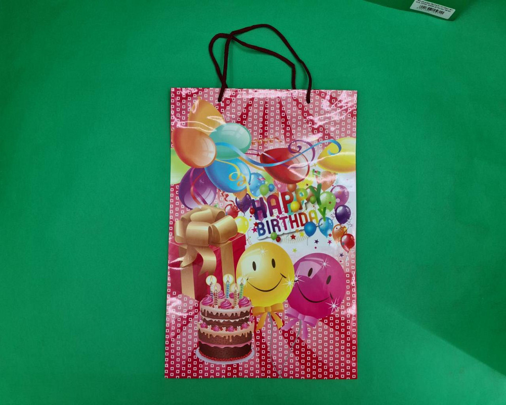 Великий паперовий пакет вертикальний 25/37/8 (артBV-026) (12 шт.) Харків - фото 3