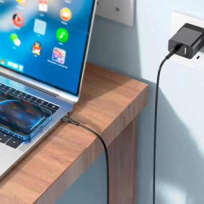 Дата кабель USB-C to USB-C 1.0m 60W Triumph BX51 black BOROFONE (6931474751669) Винница - изображение 6