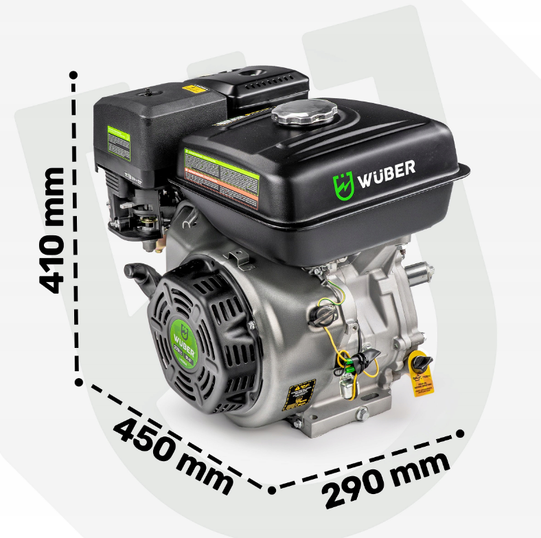 Двигатель внутреннего сгорания 270см3 9л.с. ВАЛ 25,4мм Wuber W41004 (Польша) Киев - изображение 2