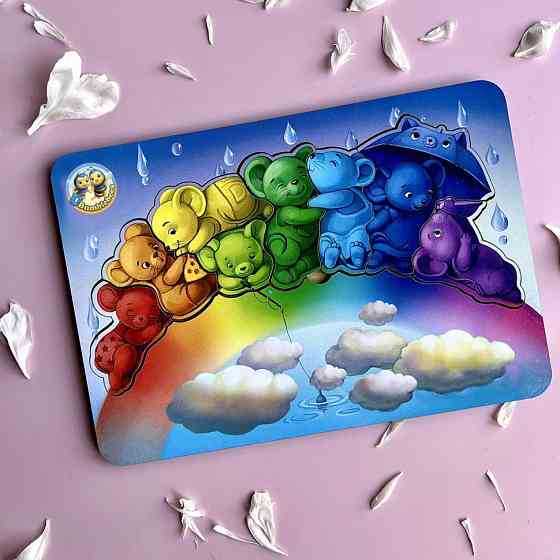 Деревянный пазл-вкладыш 