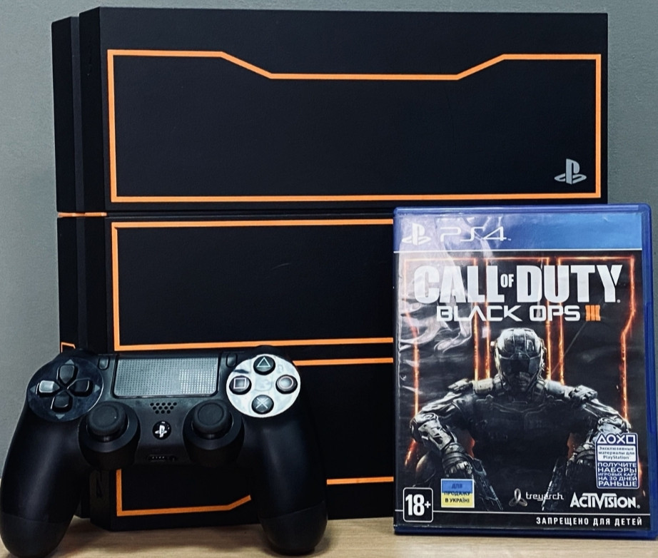Приставка Sony PlayStation 4 Black Ops 3 + диск Київ - фото 2