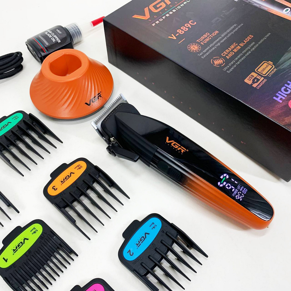 Машинка для стрижки хорошая, Электрическая машинка для стрижки бытовая Электромашинка волос GJ-37 Львов - изображение 9